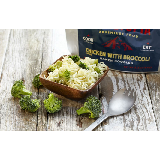 Chicken with Broccoli Ramen Noodles