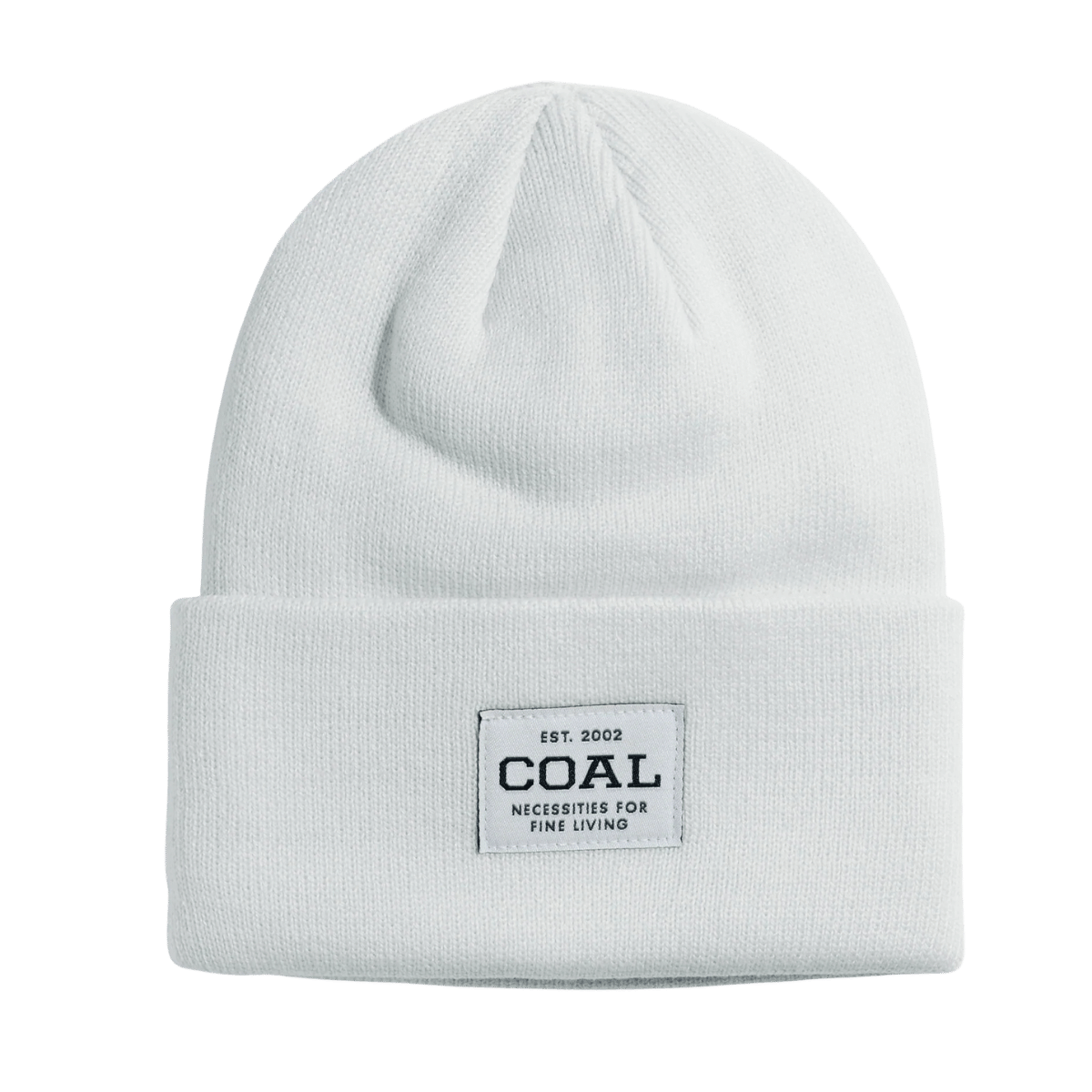 COAL THE UNIFORM KNIT CUFF BEANIE WHITE