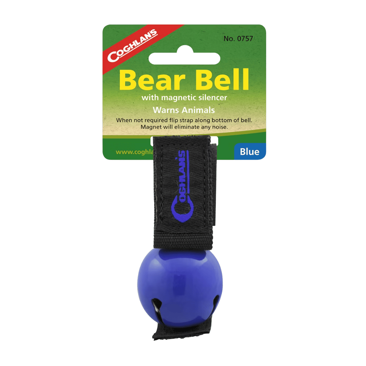 COGHLANS BEAR BELL W/MAGNETIC SILENCER - BLUE