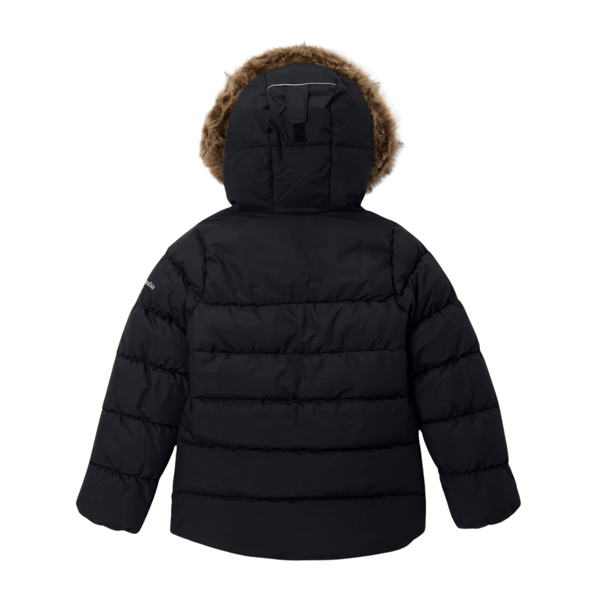 COLUMBIA GIRLS' ARCTIC BLAST III JACKET - BLACK - BACK VIEW