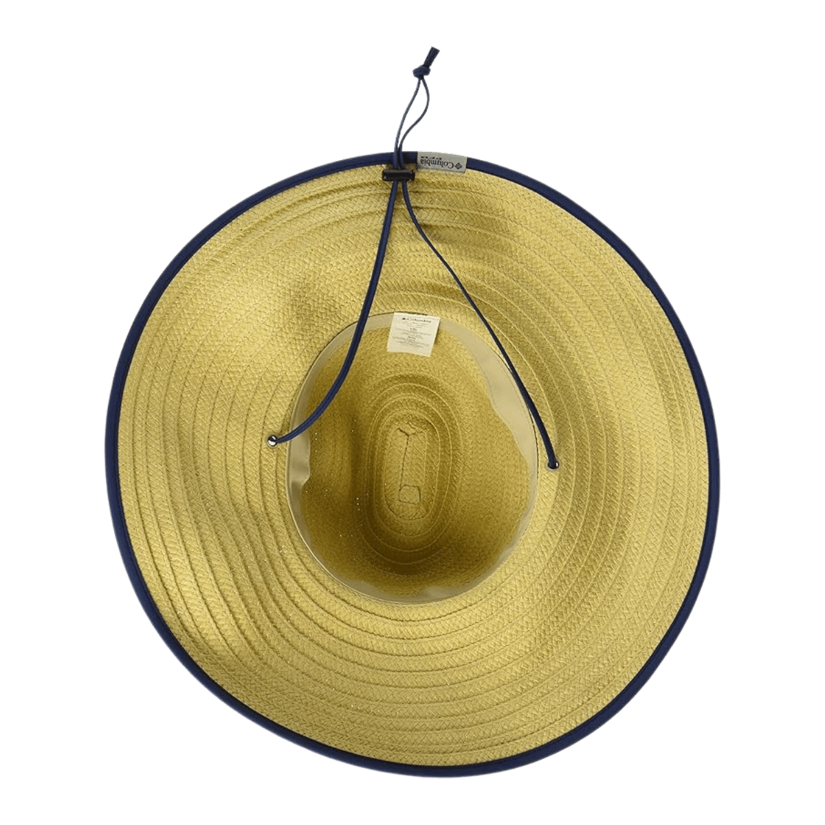 COLUMBIA PFG STRAW LIFEGUARD HAT - STRAW/FISH FLAG - FEATURING VIEW