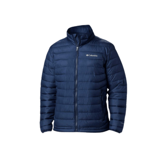 COLUMBIA MENS POWDER LITE  INSULATED JACKET - COLLEGIATE NAVY