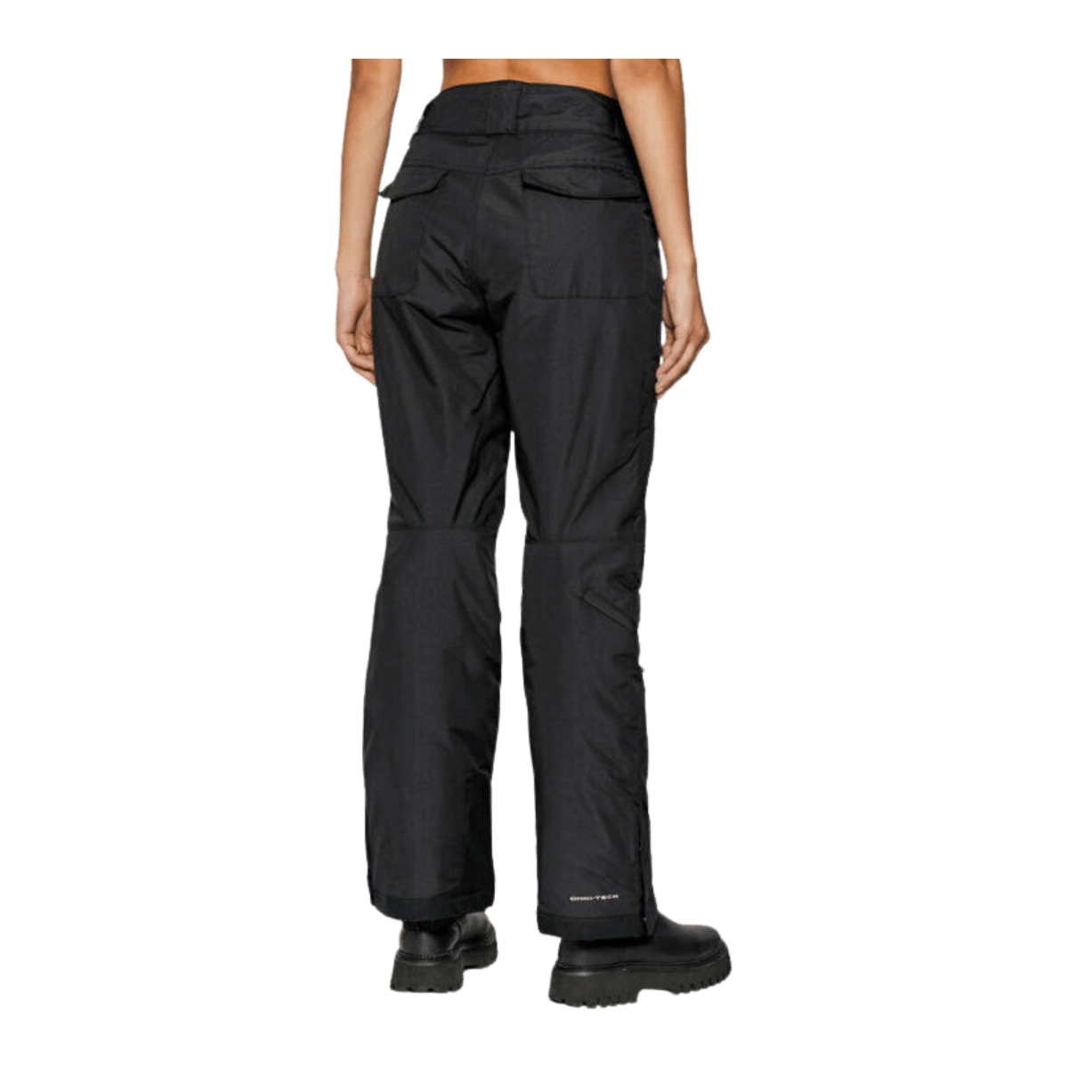 COLUMBIA WOMENS INSULATED BUGABOO OH PANT 29" - BLACK - BACK VIEW