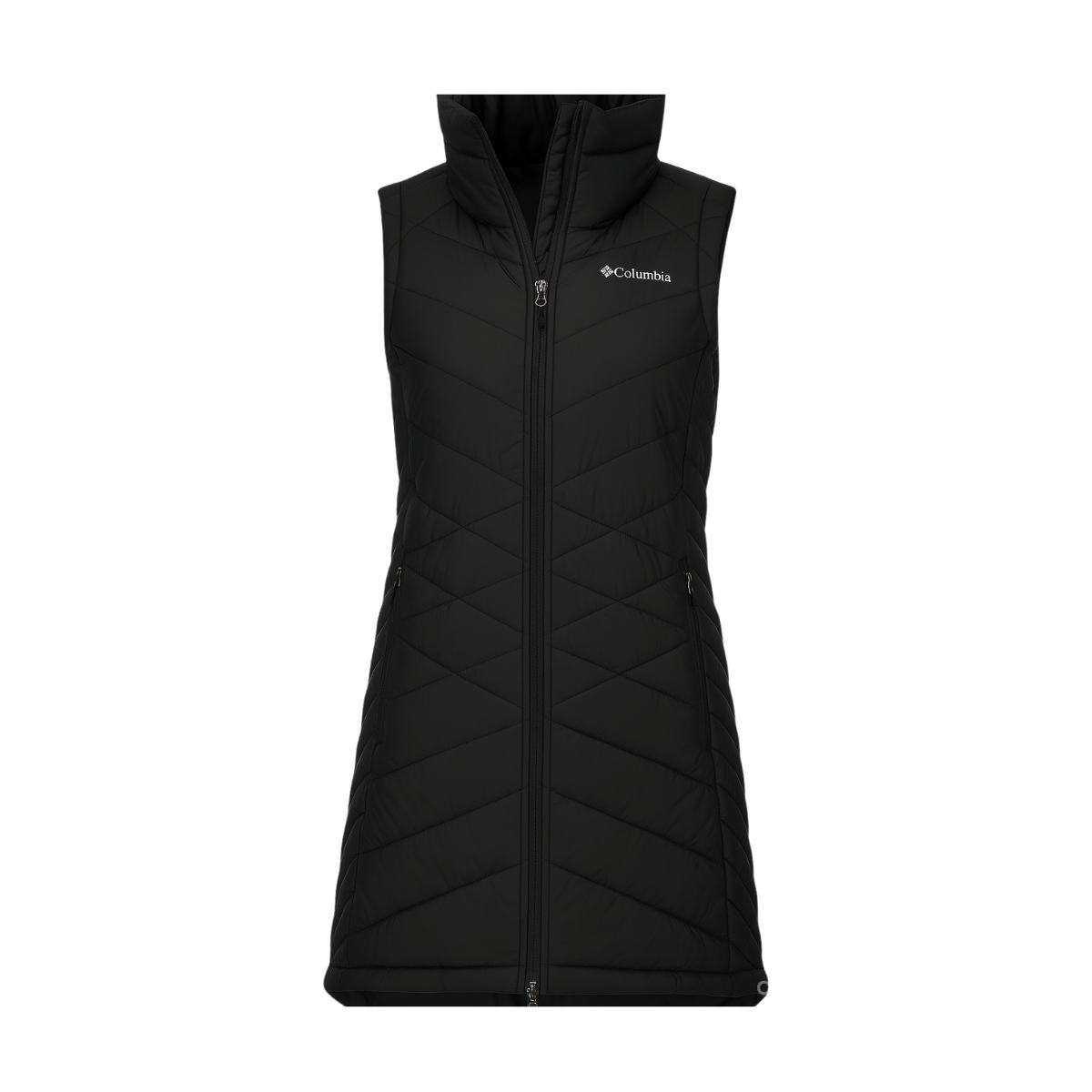 COLUMBIA WOMEN'S HEAVENLY LONG VEST - BLACK
