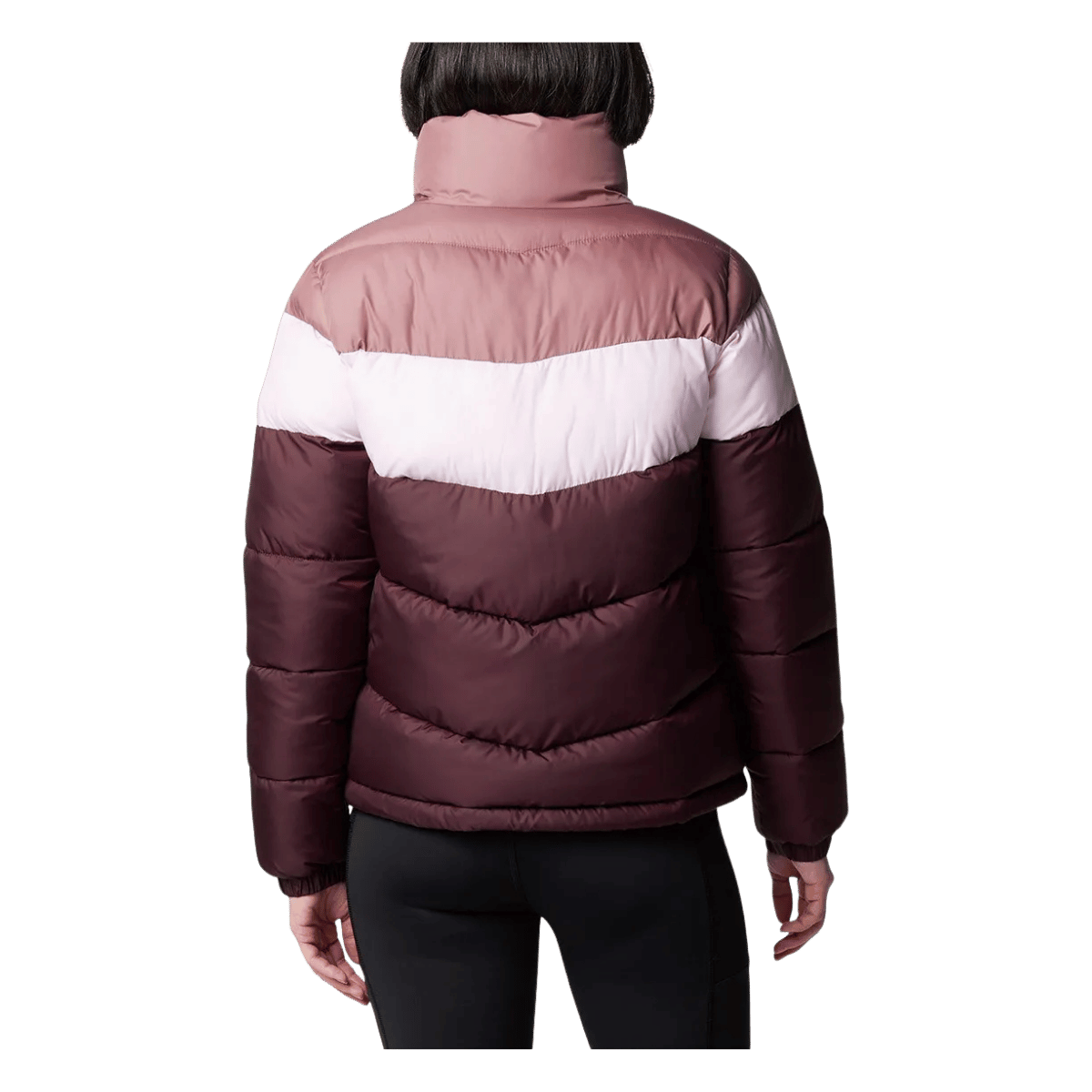 COLUMBIA WOMEN'S PUFFECT II COLORBLOCK JACKET - MOONVISTA - BACK VIEW