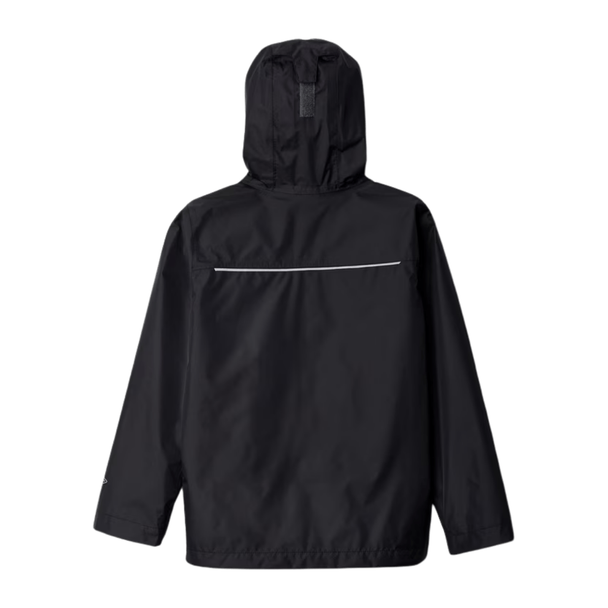 COLUMBIA BOYS' WATERTIGHT JACKET - BLACK - BACK VIEW