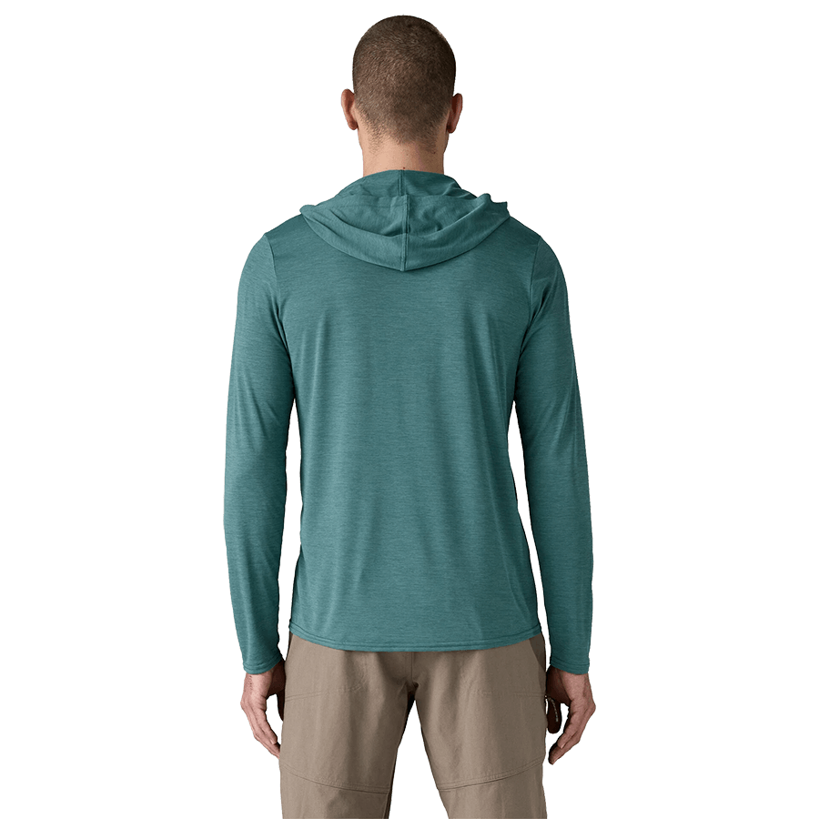 PATAGONIA CAPILENE COOL DAILY HOODY - LIGHT WETLAND BLUE BACK