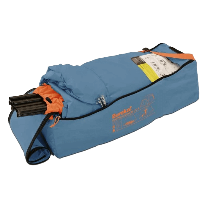 copper canyon tent packed in its travel bag
