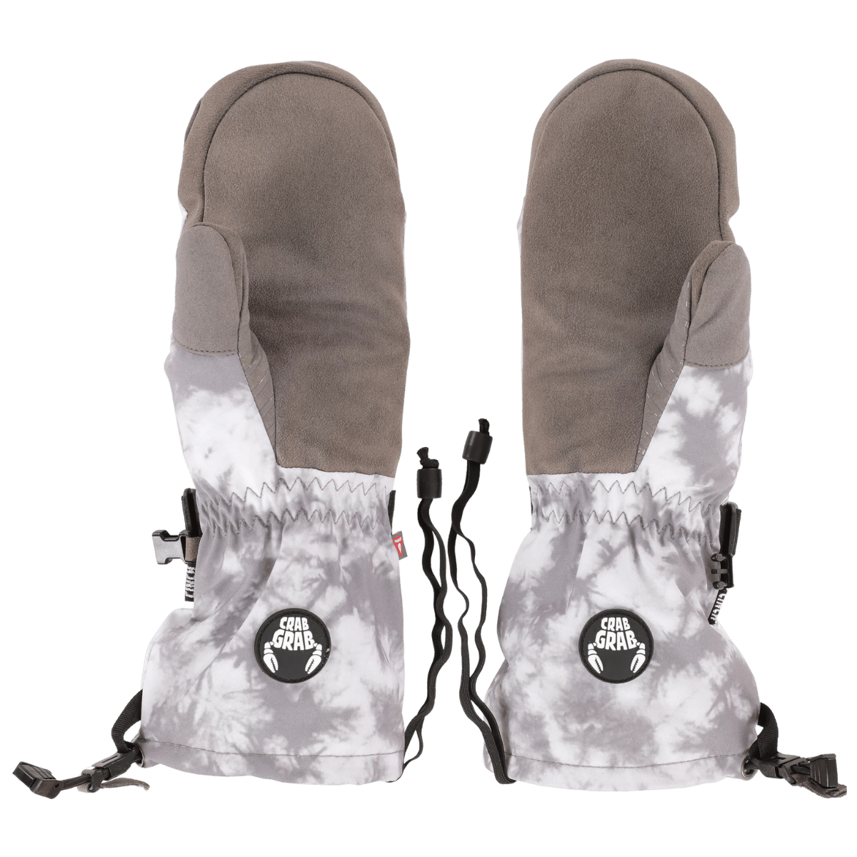 CRAB GRAB CINCH MITT GREY TIE DYE PALM VIEW