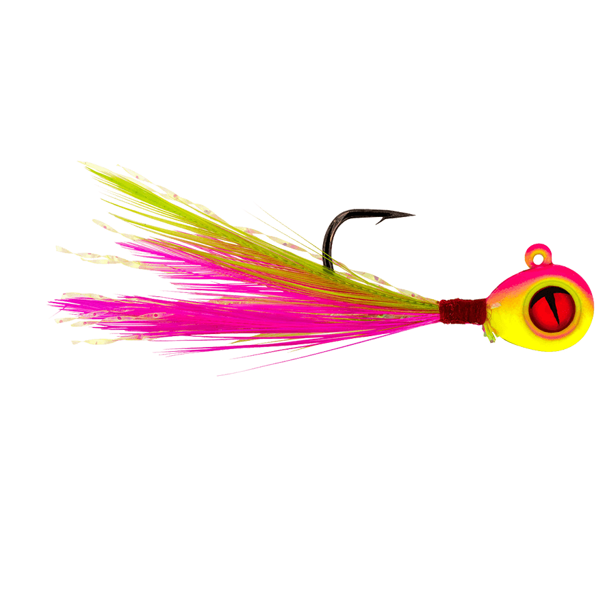 TUNGSTEN CRAPPIE KING FLY JIG BUBBLEGUM