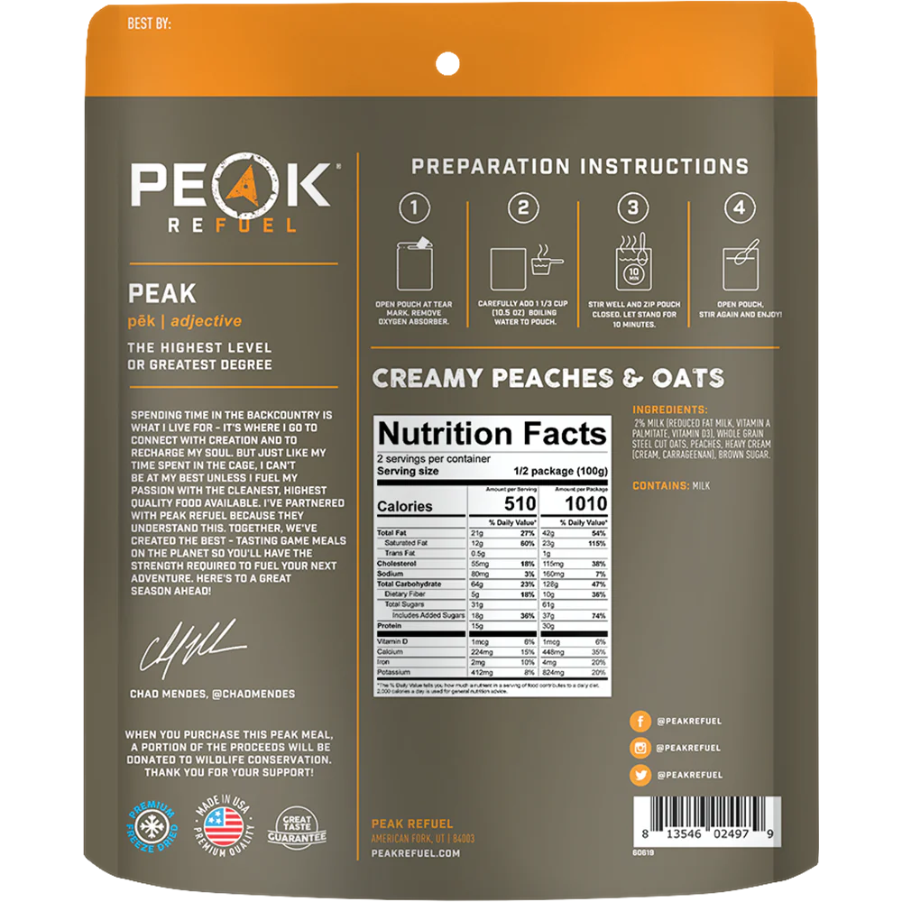 Creamy Peaches & Oats