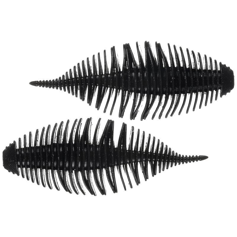 BELLOWS GILL CREATURE BAIT 5PK SOLID BLACK