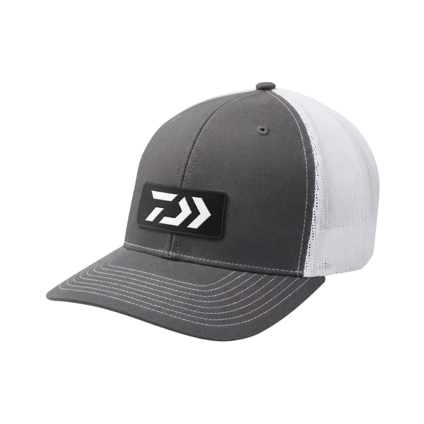 DAIWA D VEC CHAR 7 PANEL PATCH LOGO CHARCOAL