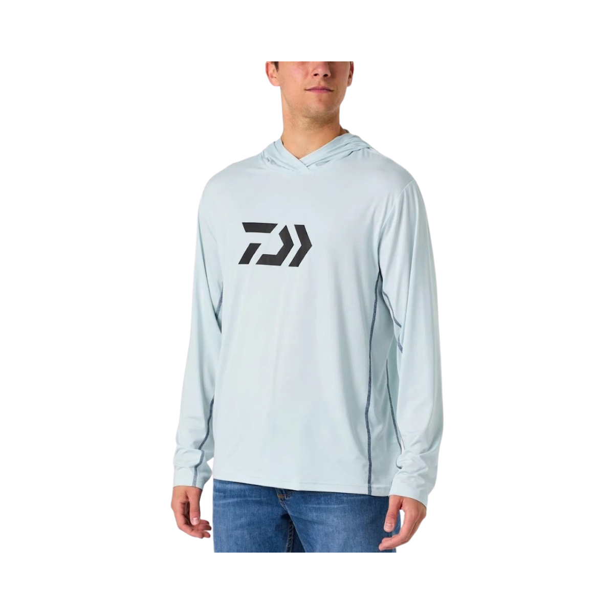 DAIWA D-VEC LOGO LS SUNSHIRT BLACK LOGO