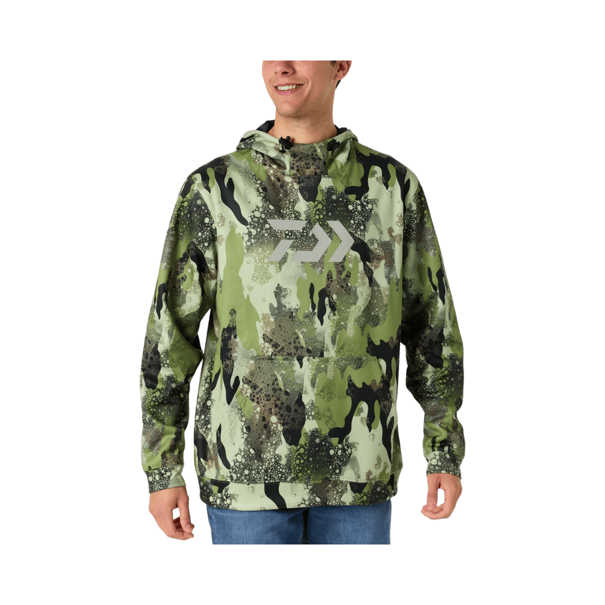 DAIWA D-VED WOODS CAMO FLC HOODIE IMAGE
