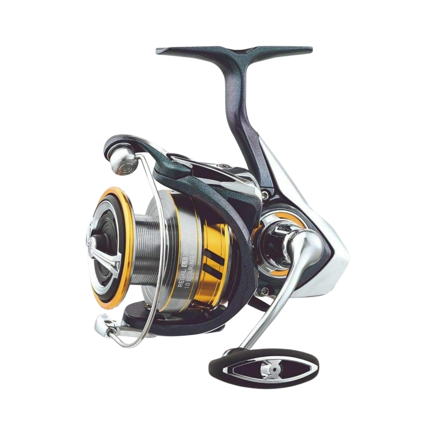 DAIWA REGAL LT SPINNING REEL CLAM SILVER YELLOW