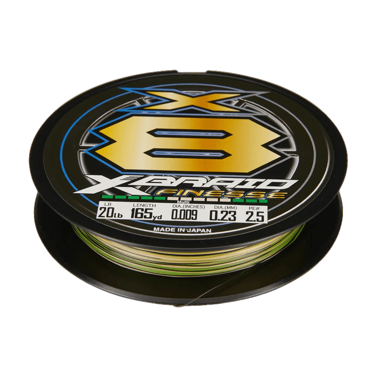 DAIWA XBRAID X8 FINESS BRAID 165YD