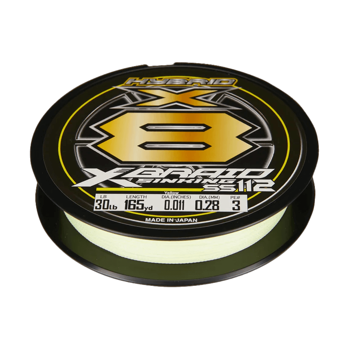 DAIWA XBRAID X8 SINKING BRAID 165YD