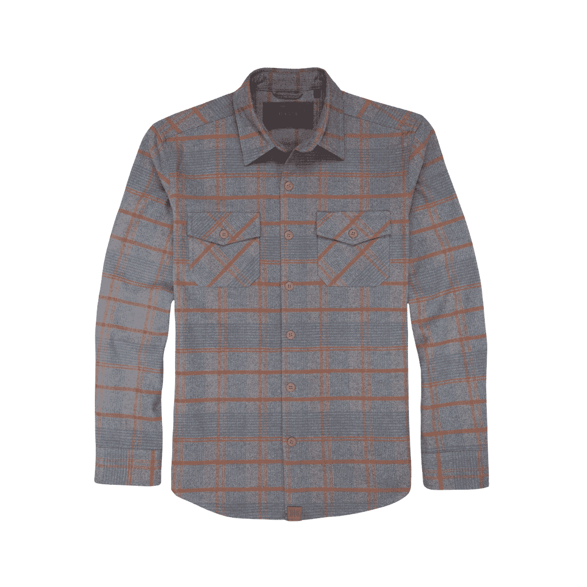 DAKOTA GRIZZLY BRIGGS FLANNEL SHIRT STONEWASH