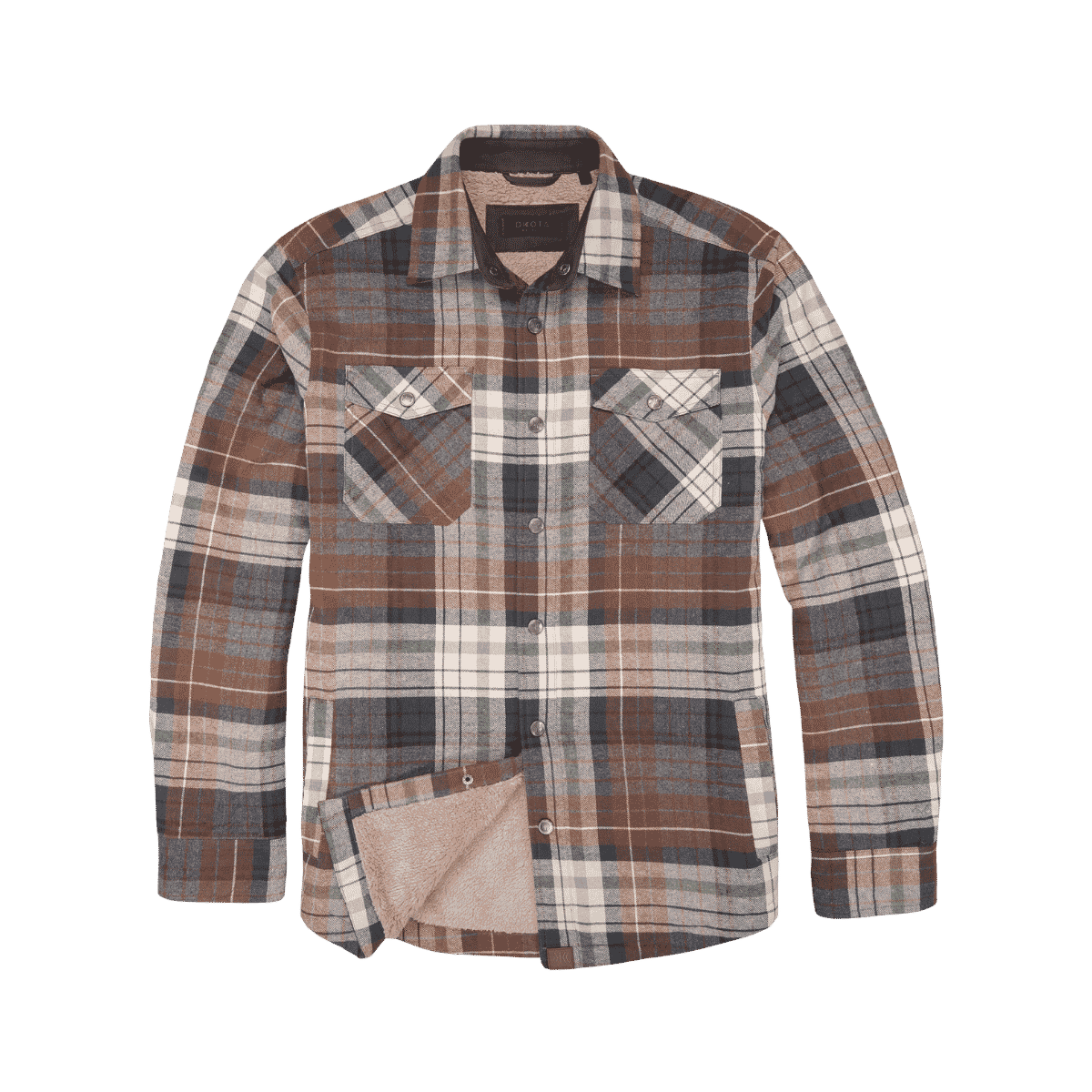 DAKOTA GRIZZLY IVAN FLANNEL SHIRT JKT AMBER MOSS