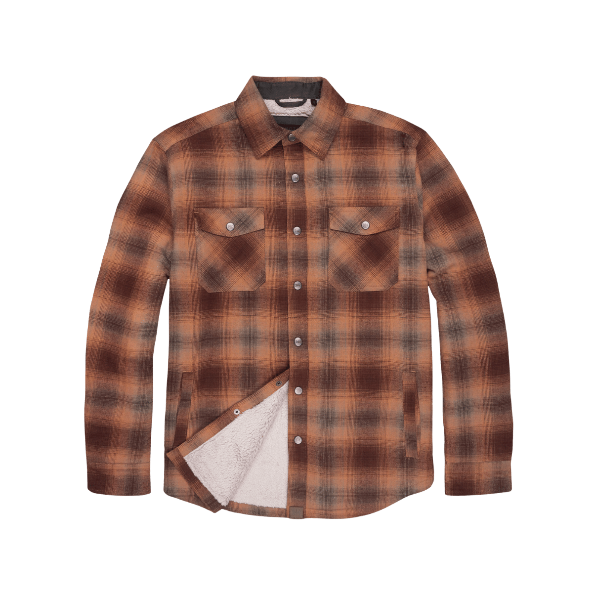 DAKOTA GRIZZLY IVAN FLANNEL SHIRT - RED CEDAR, FRONT ANGLE, MD, LG, XL, XXL