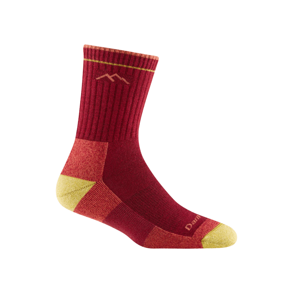 DARN TOUGH WOMEN'S HIKER MICRO MIDWEIGHT CUSHION - CRANBERRY