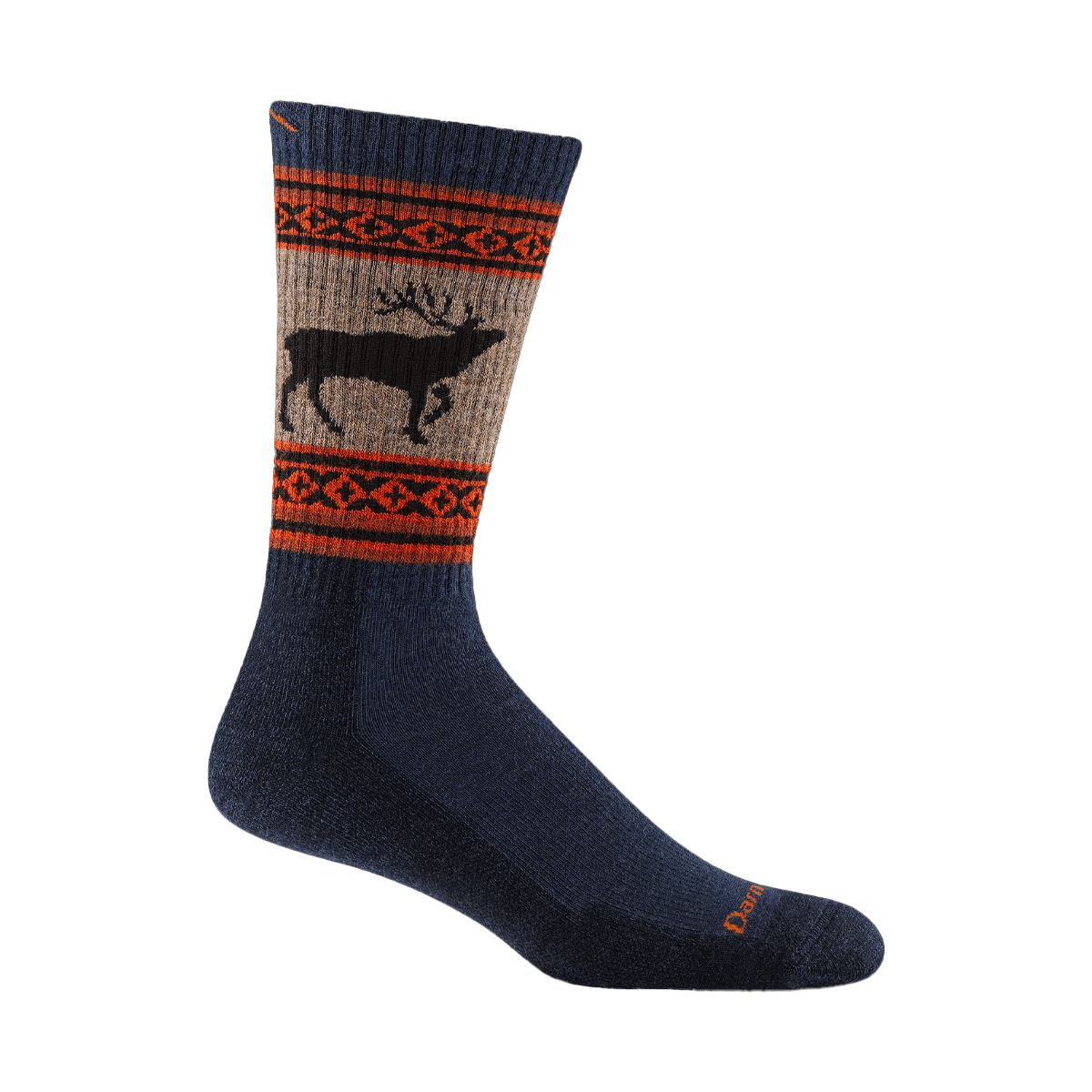 DARN TOUGH MEN'S VANGRIZZLE BOOT MIDWEIGHT CUSHION SOCKS ECLIPSE