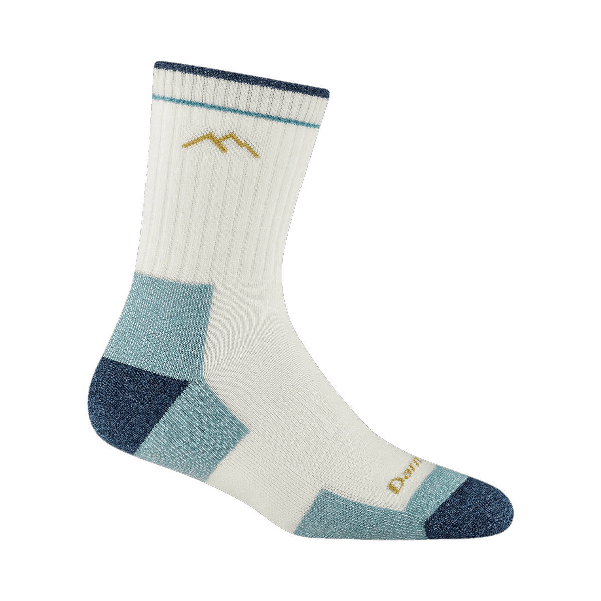 DARN TOUGH WOMEN'S HIKER MICRO MIDWEIGHT CUSHION SOCKS WHITE