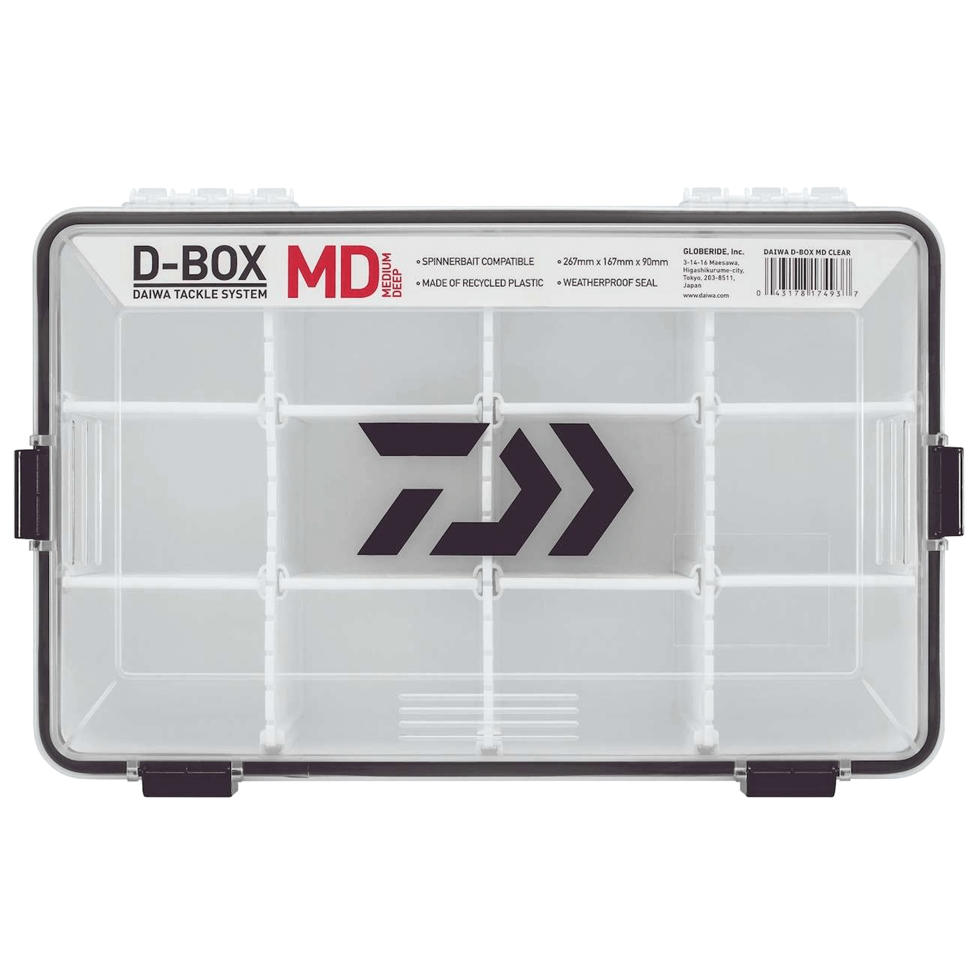D-BOX FEEDER CASE - 3600 DEEP 
Top View