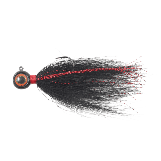 DEEP-VEE BUCKTAIL JIG 3/8 Oz BLACK