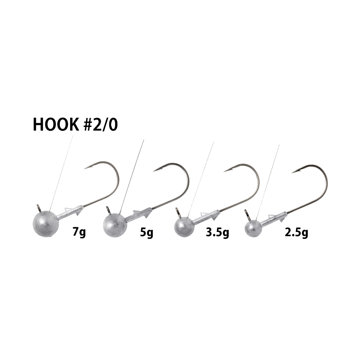 DEPS MIDST JIGHEAD ROLLING ACTION - HOOK 2