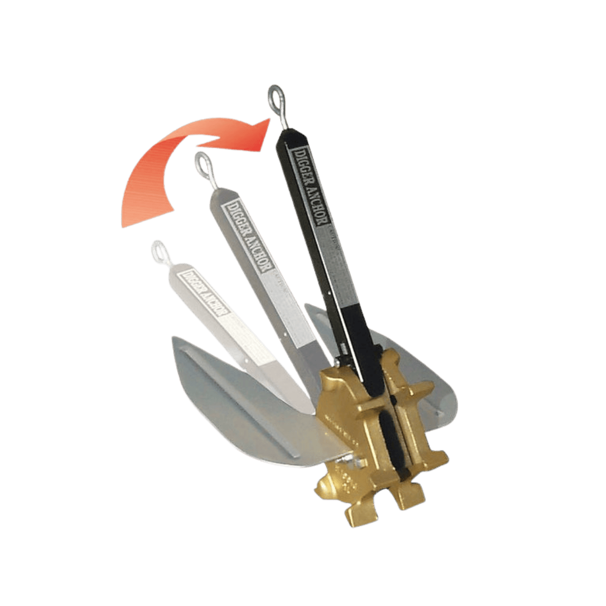 DIGGER 15# ANCHOR - 15 LBS"