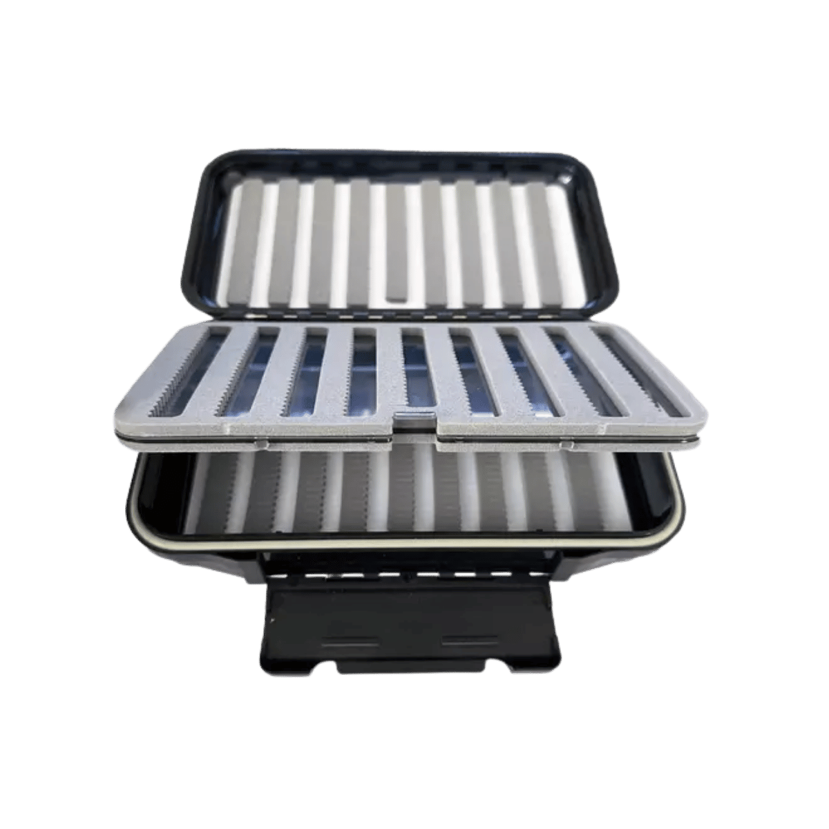 TROPHY ANGLER DOUBLE DECKER JIG BOX - XL - BLACK