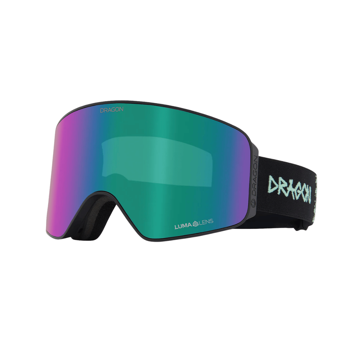 DRAGON NFX MAG OTG IR BONUS, THRILL, LUMALENS, LIGHTROSE, FRONT AND SIDE ANGLE, LOGO
