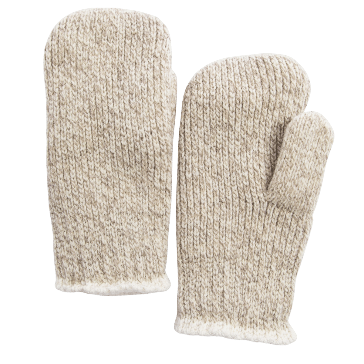 FOX RIVER DOUBLE RAGG MITTENS - BROWN TWEED