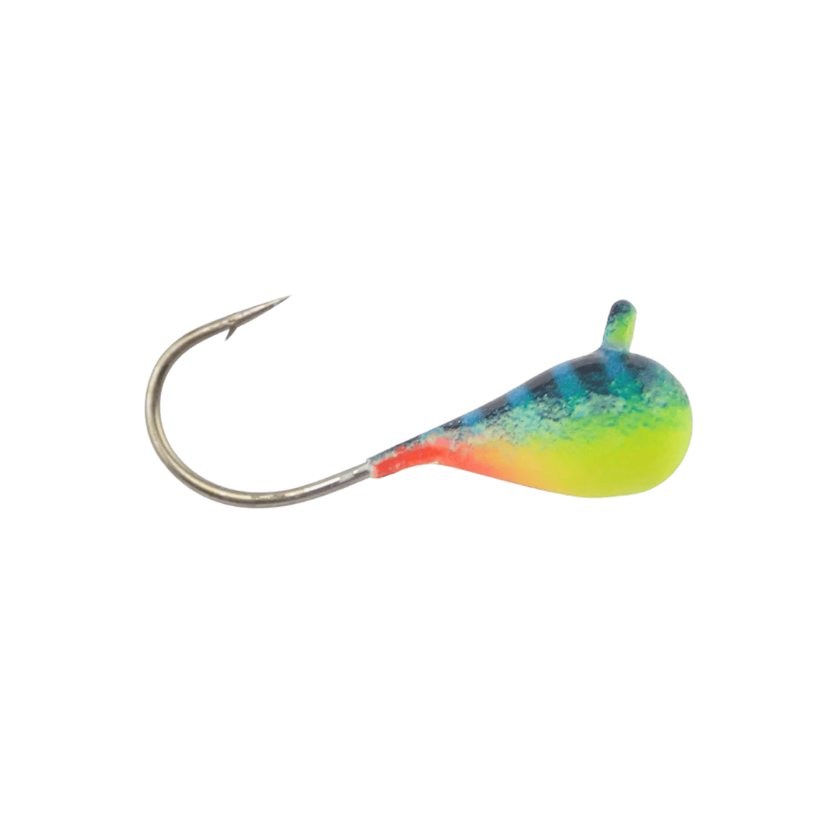 CLAM DROP JIG XL SZ10 - 1/32OZ - CHART/BLUE GLOW BAR