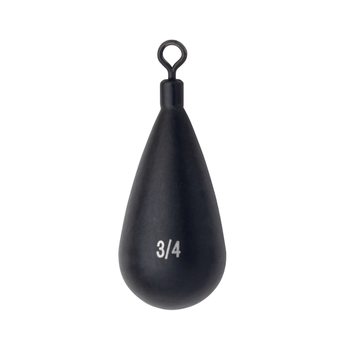 VMC TUNGSTEN B.E.T. DROP SHOT WEIGHT - 3/4OZ - MATTE BLACK