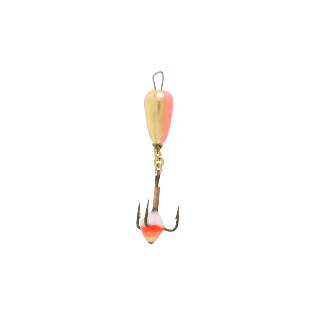 CLAM DROP SPOON SZ16 - 1/32OZ - GOLD/RED GLOW