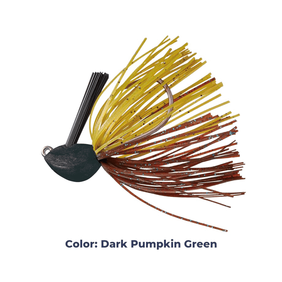 KING COBRA JIG DARK PUMPKIN GREEN