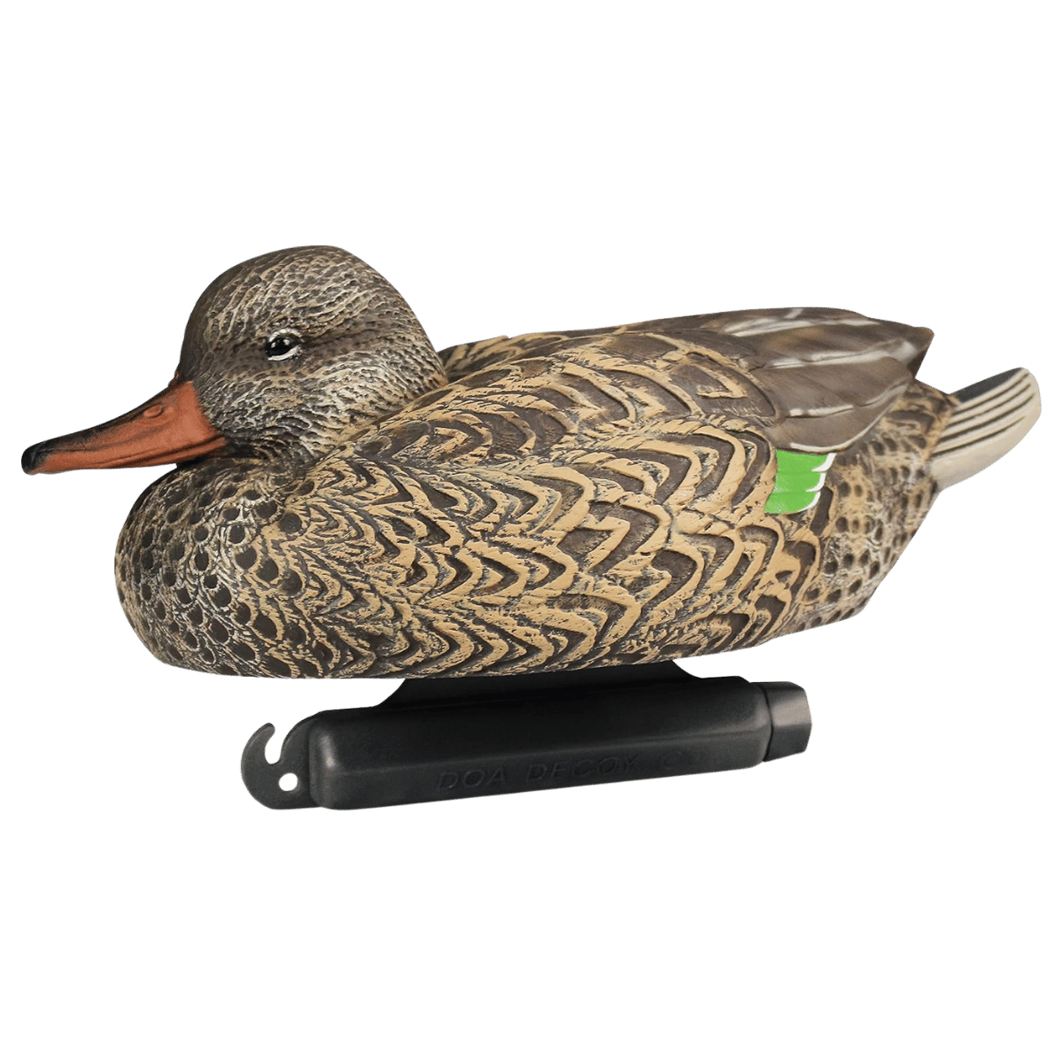 DOA DECOYS REFUGE SERIES TEAL 6 PACK BROWN HEAD DECOY VIEW