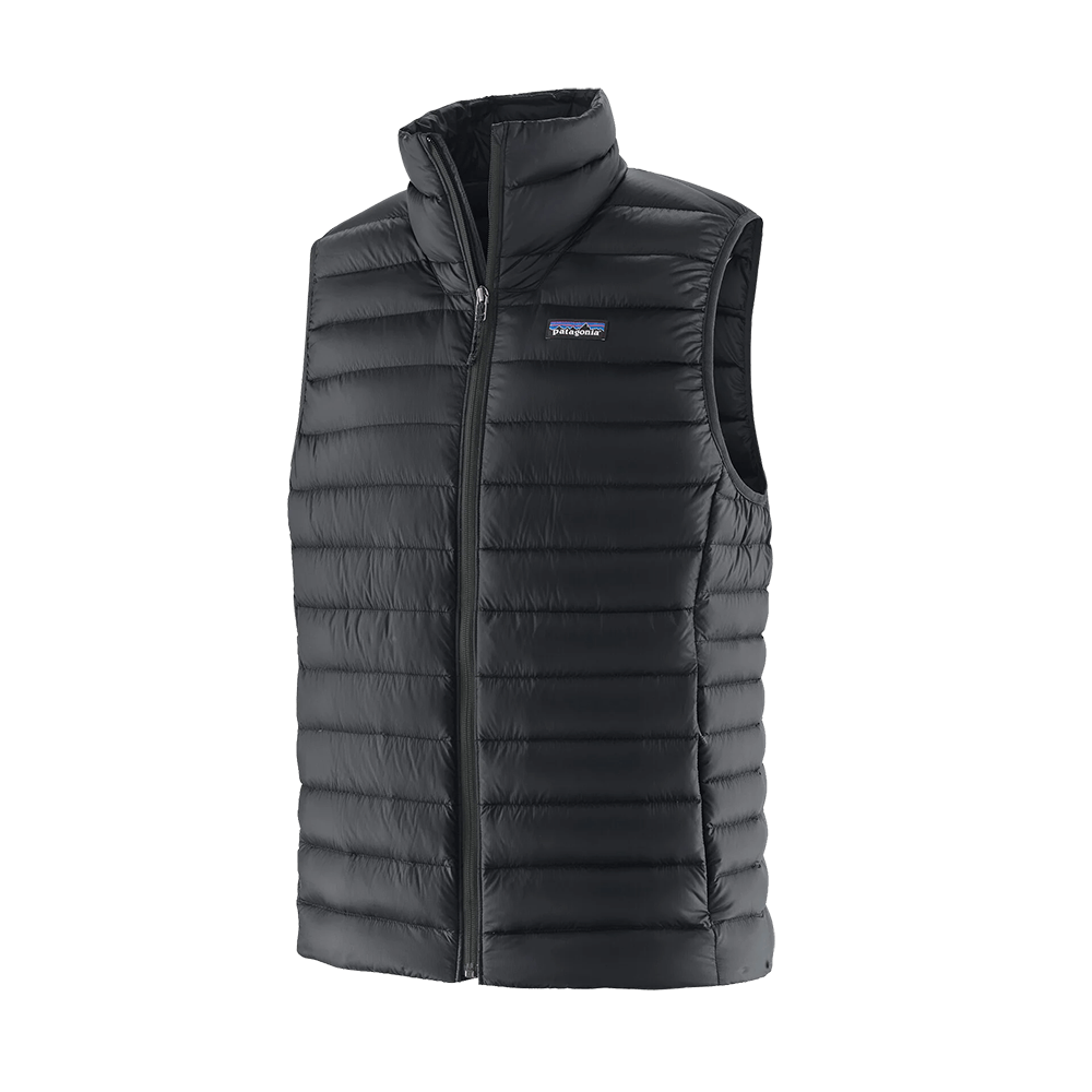 DOWN SWEATER VEST - BLACK