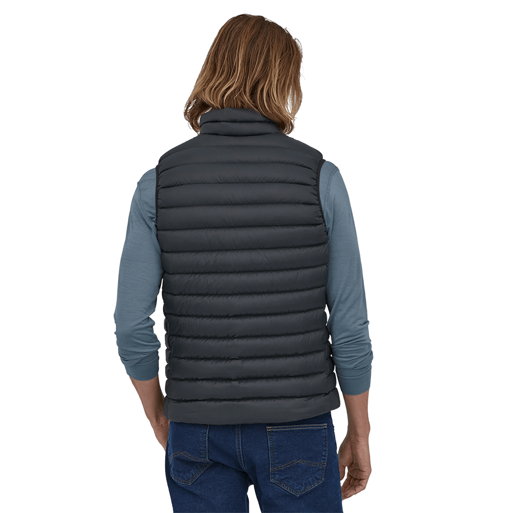 DOWN SWEATER VEST - BLACK BACK