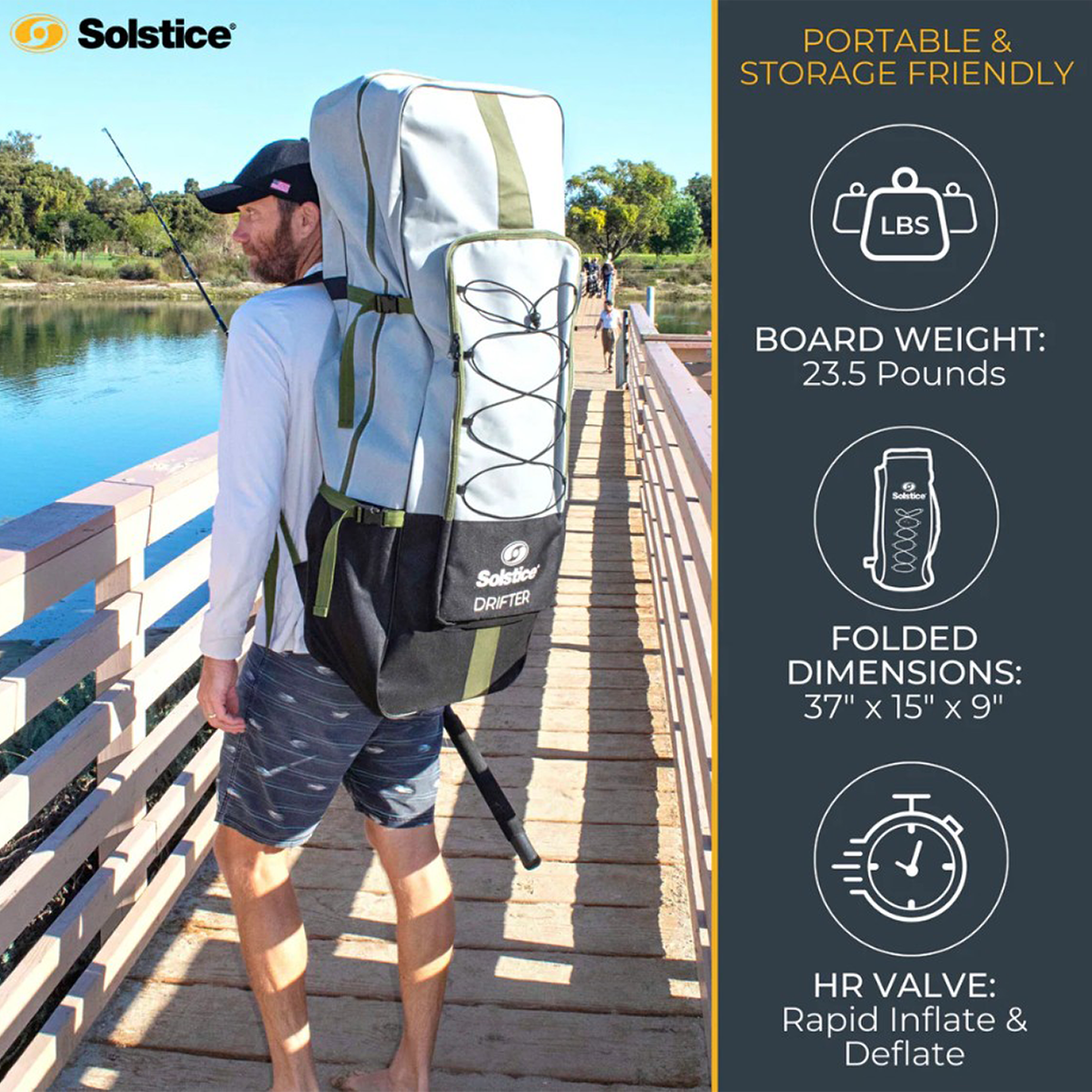 Drifter Stand Up Paddle Board - Storage