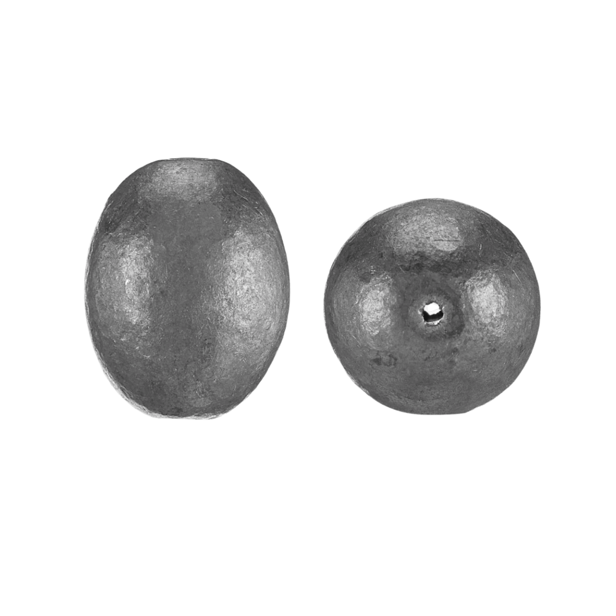 EAGLE CLAW EGG SINKER 2PK SILVER