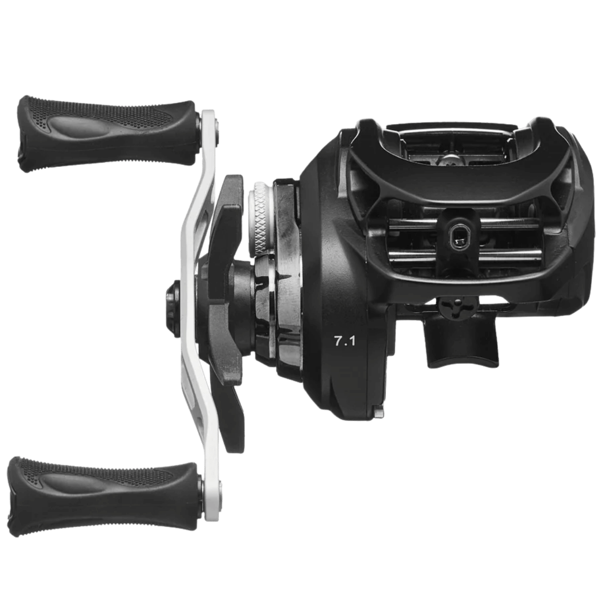 BATES FISHING CO. EDC 100 CASTING REEL - RIGHT HAND_FRONT  ANGLE