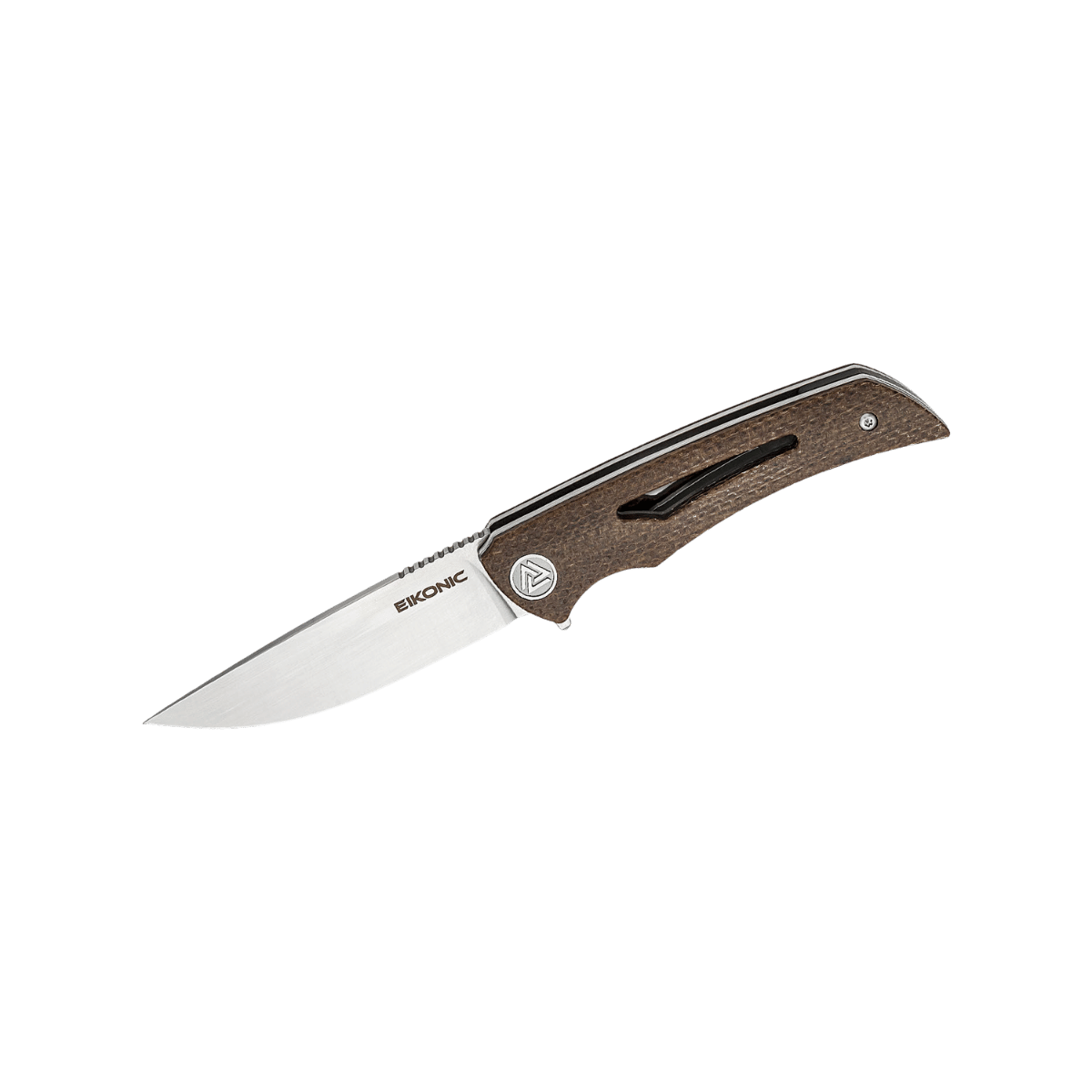 EIKONIC KNIFE APERATURE FLIPPER SATIN BROWN