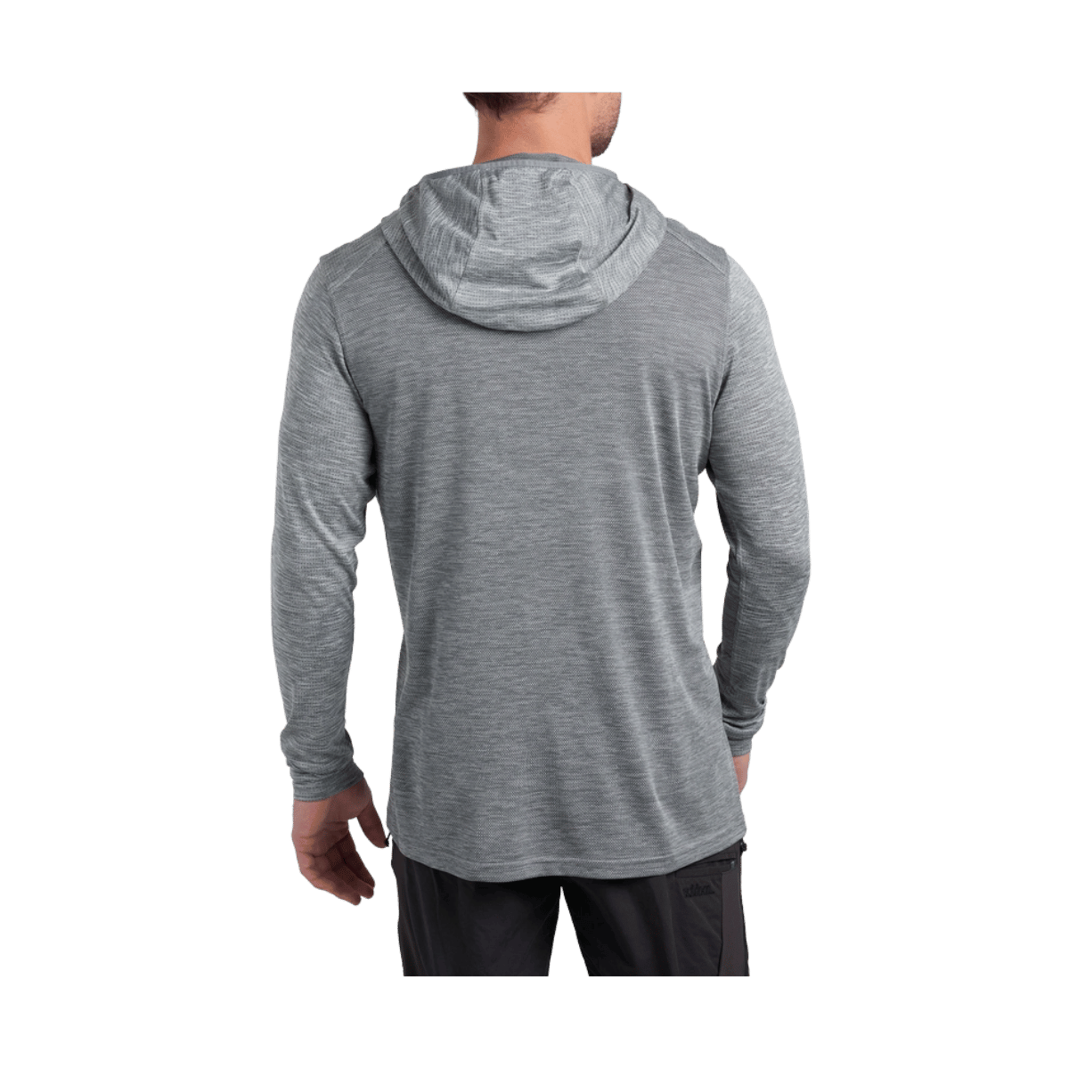 KUHL MEN'S ENGINEERED HOODY - HEATHER GREY - BACK VIEW