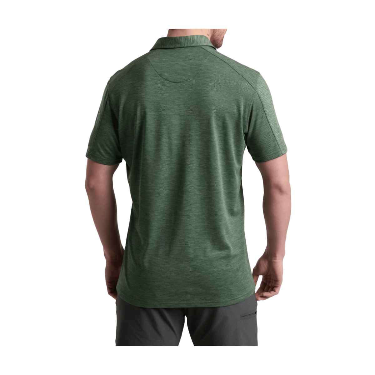 KUHL MEN'S ENGINEERED POLO - CYPRESS - BACK VIEW
