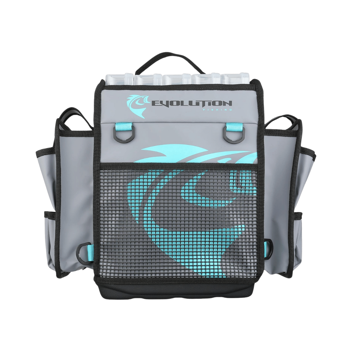 EVOLUTION OUTDOOR 3700 RIGGER KAYAK TACKLE BAG GRAY