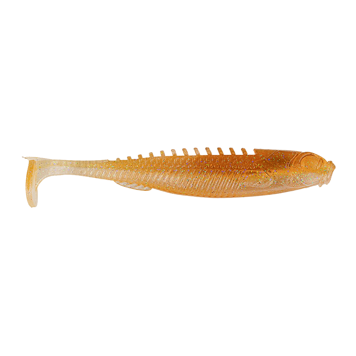 EYE-CANDY PADDLE SHAD 5PK GOLD SHINER